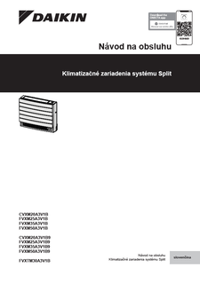 CVXM-A.CVXM-A9.FVXM-A.FVXM-A9.FVXTM-A_Operation manual_3PSK477071-2M_Slovakian download